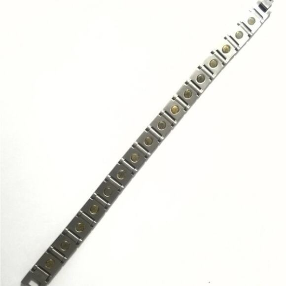 New stainless steel magnetic bracelet 8.5" - Picture 5 of 6